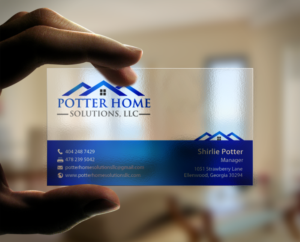 Design de Carte de Visite par chandrayaan.creative pour Potter Home Solutions, LLC | Design : #7433347