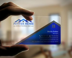Design de Carte de Visite par chandrayaan.creative pour Potter Home Solutions, LLC | Design : #7433358