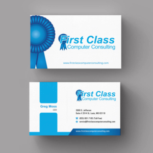 Business Card Design by INDIAN_Ashok for First Class Ventures, LLC | Design: #7430251