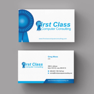 Business Card Design by INDIAN_Ashok for First Class Ventures, LLC | Design: #7430254