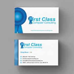 Business Card Design by INDIAN_Ashok for First Class Ventures, LLC | Design: #7430255