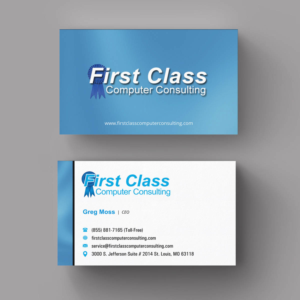 Business Card Design by INDIAN_Ashok for First Class Ventures, LLC | Design: #7430257