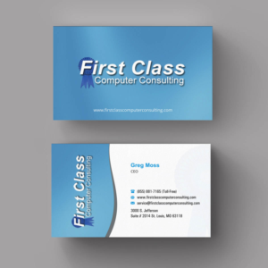 Business Card Design by INDIAN_Ashok for First Class Ventures, LLC | Design: #7430262