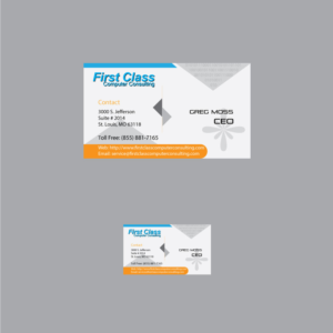 Business Card Design by Potua BD for First Class Ventures, LLC | Design #7446087