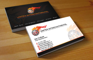 Unitex Intercontinental: Business Card Design (Logo Refined) | Diseño de Tarjeta de Presentación por Hardcore Design