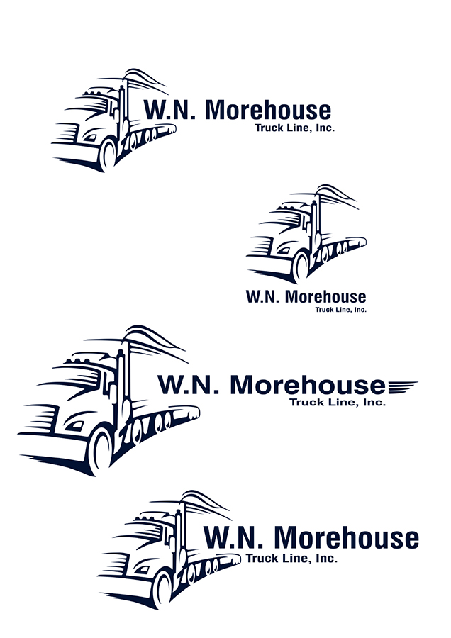 Logo Design by yannis for W N Morehouse Truck Line, Inc. | Design #1885311