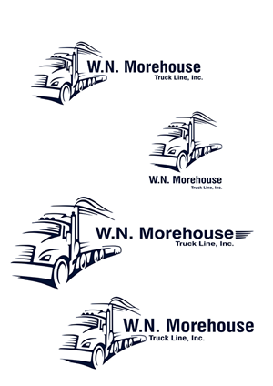 Diseño de Logo por yannis para W N Morehouse Truck Line, Inc. | Diseño #1885311