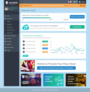 The Indie Responsive Website Redesign | Web Design par Sbss