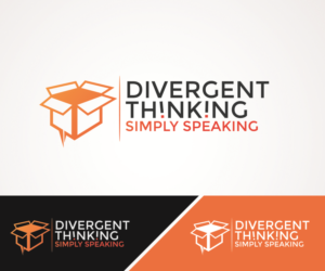 Divergent Thinking - simply speaking | Logo Design by GenArt