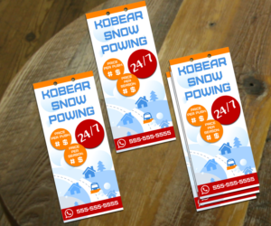 SNOW PLOW DOOR HANGERS | Flyer-Design von elveneclipse