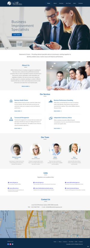Web Design by pb for this project | Design: #7677853
