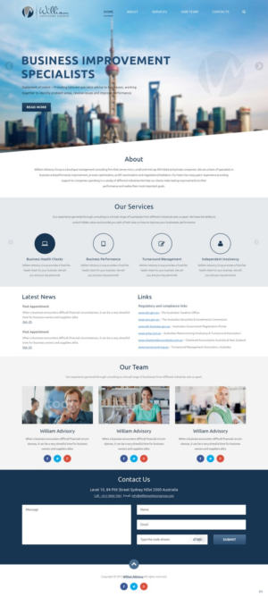 Web Design by pb for this project | Design: #7677854