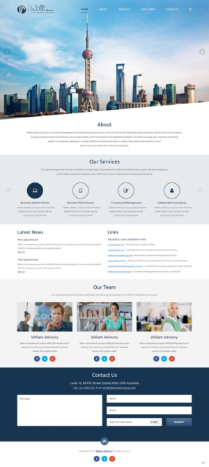 Web Design by pb for this project | Design: #7677857