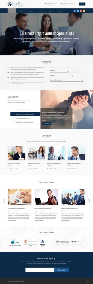 Web Design by pb for this project | Design: #7677865