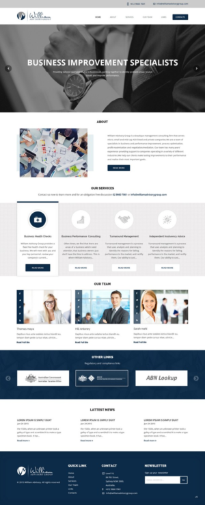 Web Design by pb for this project | Design: #7677872