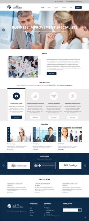 Web Design by pb for this project | Design: #7677873