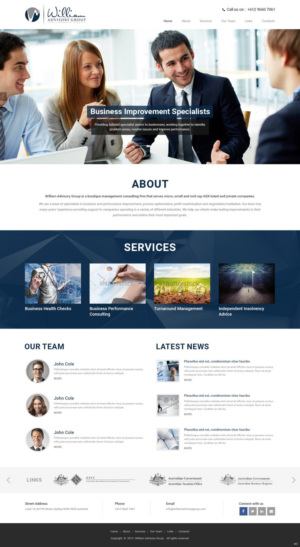 Web Design by pb for this project | Design: #7677874