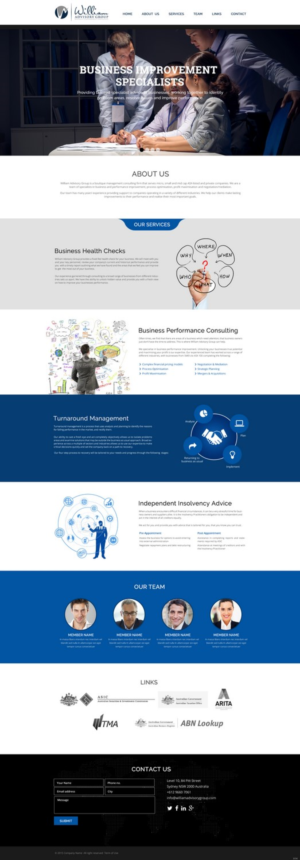 Web Design by pb for this project | Design: #7681680