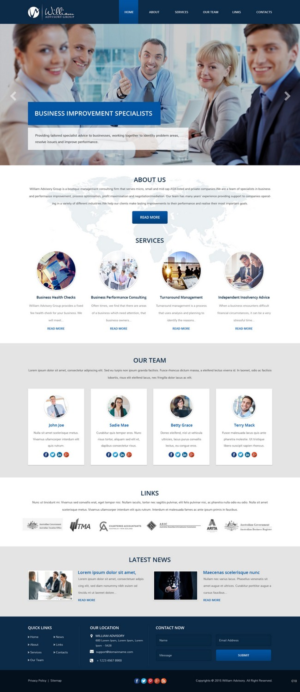 Web Design by pb for this project | Design: #7687717