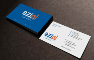 Business Card Design by INDIAN_Ashok for Ezi Aluminium Systems Pty Ltd  | Design: #7432273