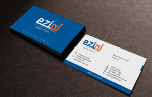 Business Card Design by INDIAN_Ashok for Ezi Aluminium Systems Pty Ltd  | Design: #7432274