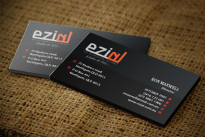 Business Card Design by Lanka Ama for Ezi Aluminium Systems Pty Ltd  | Design: #7433696