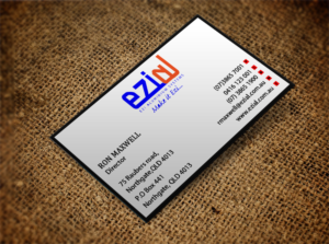 Business Card Design by Lanka Ama for Ezi Aluminium Systems Pty Ltd  | Design: #7433697