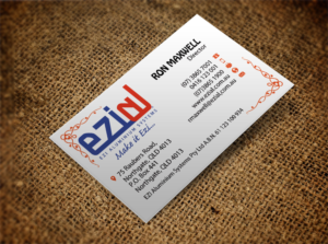 Business Card Design by Lanka Ama for Ezi Aluminium Systems Pty Ltd  | Design: #7433715