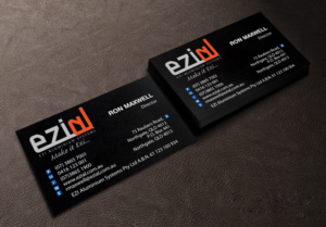Business Card Design by Lanka Ama for Ezi Aluminium Systems Pty Ltd  | Design: #7433717