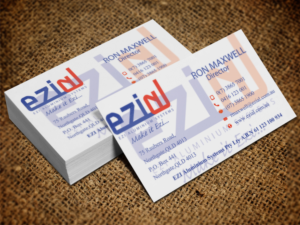 Business Card Design by Lanka Ama for Ezi Aluminium Systems Pty Ltd  | Design: #7433732