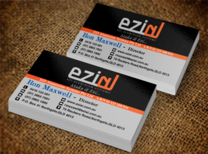 Business Card Design by Lanka Ama for Ezi Aluminium Systems Pty Ltd  | Design: #7433735