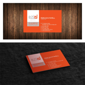 Visitenkarten-Design von creativeride für Ezi Aluminium Systems Pty Ltd  | Design: #7491754