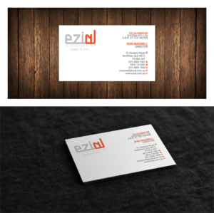 Business Card Design by creativeride for Ezi Aluminium Systems Pty Ltd  | Design: #7492382
