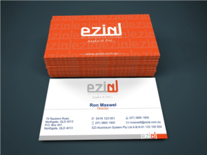 Visitenkarten-Design von yulioantoni's für Ezi Aluminium Systems Pty Ltd  | Design: #7508592
