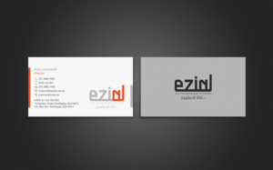 Business Card Design by chandrayaan.creative for Ezi Aluminium Systems Pty Ltd  | Design: #7444133