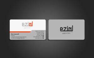 Business Card Design by chandrayaan.creative for Ezi Aluminium Systems Pty Ltd  | Design: #7444134