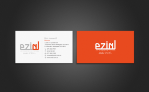 Business Card Design by chandrayaan.creative for Ezi Aluminium Systems Pty Ltd  | Design: #7444135