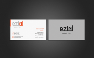 Business Card Design by chandrayaan.creative for Ezi Aluminium Systems Pty Ltd  | Design: #7444136