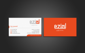 Business Card Design by chandrayaan.creative for Ezi Aluminium Systems Pty Ltd  | Design: #7444137