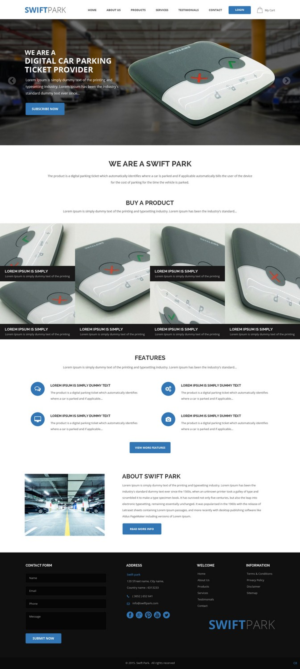 Web Design by pb for Innovative Parking Limited | Design: #7443545