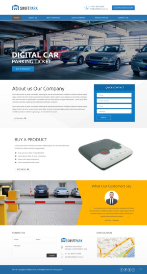 Web Design by pb for Innovative Parking Limited | Design: #7444856
