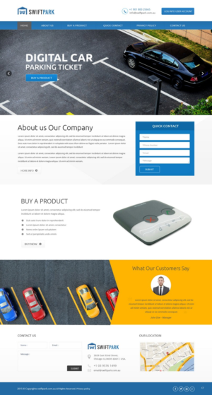 Web Design by pb for Innovative Parking Limited | Design: #7455752