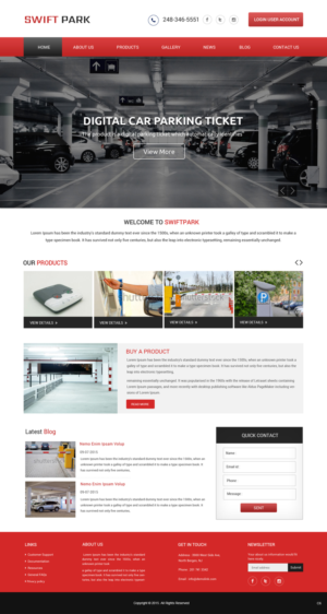 Web Design by pb for Innovative Parking Limited | Design: #7455753