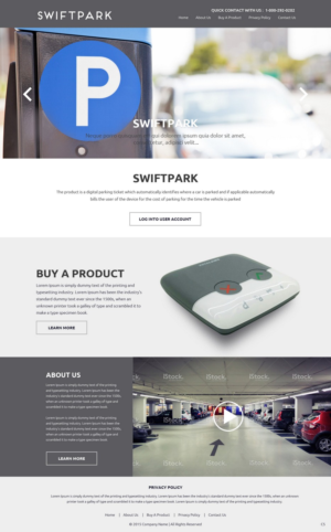 Web Design by pb for Innovative Parking Limited | Design: #7455754