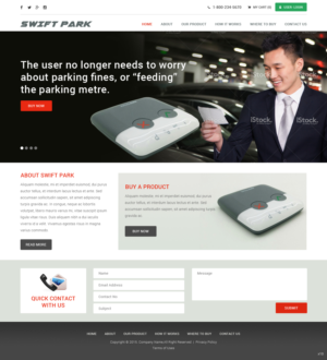 Web Design by pb for Innovative Parking Limited | Design: #7455758