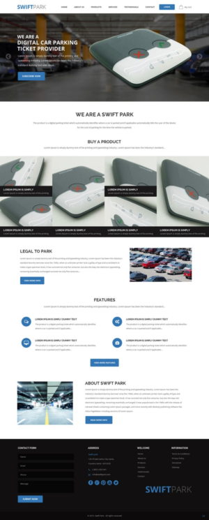 Web Design by pb for Innovative Parking Limited | Design: #7460865