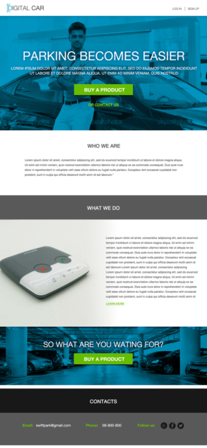 Web Design by dii for Innovative Parking Limited | Design: #7476749