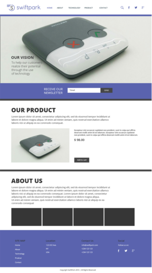 Web Design by Logo Xtudio for Innovative Parking Limited | Design: #7434449