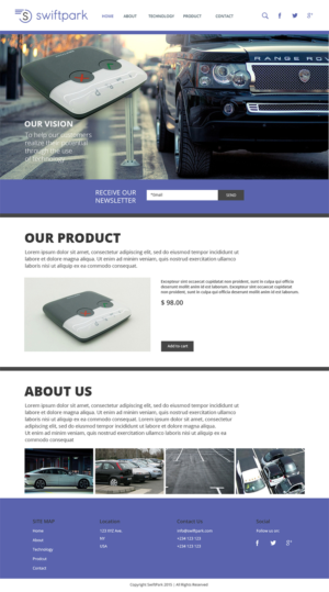 Web Design by Logo Xtudio for Innovative Parking Limited | Design: #7460763