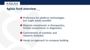 PowerPoint Design by Mel Benton for Aglaia Biomedical Ventures | Design: #7531540